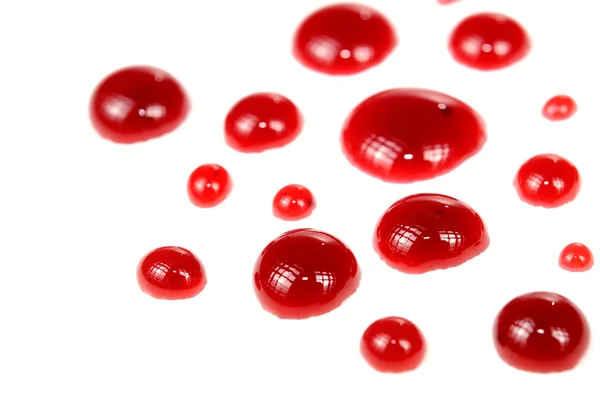 Jam Drops on White Background — Stock Photo, Image