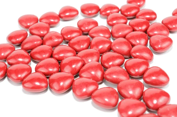 Красные таблетки — стоковое фото
