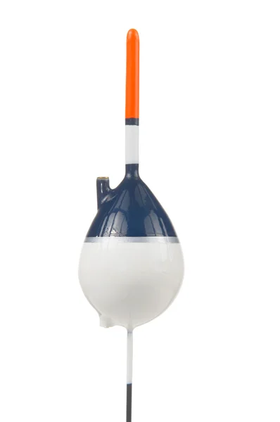 Flutuador de pesca (Bobber) Isolado em fundo branco — Fotografia de Stock