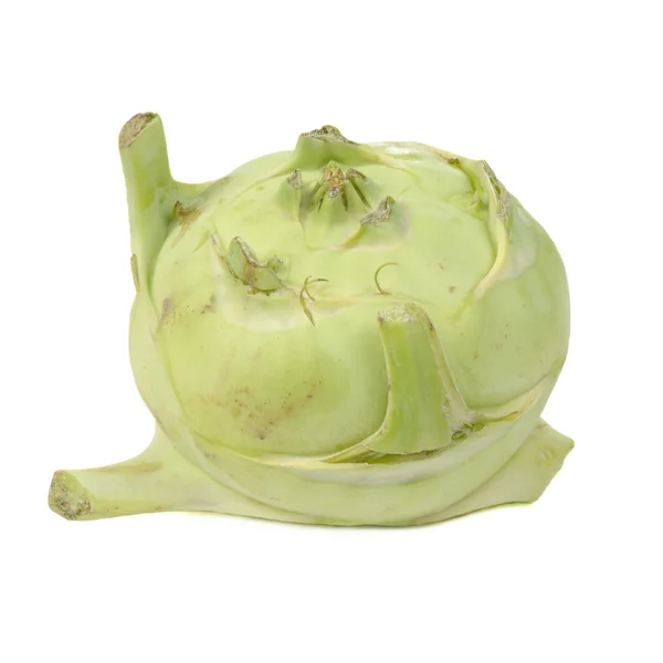 Kohlrabi (German Turnip) Isolated on White Background — Stock Photo, Image