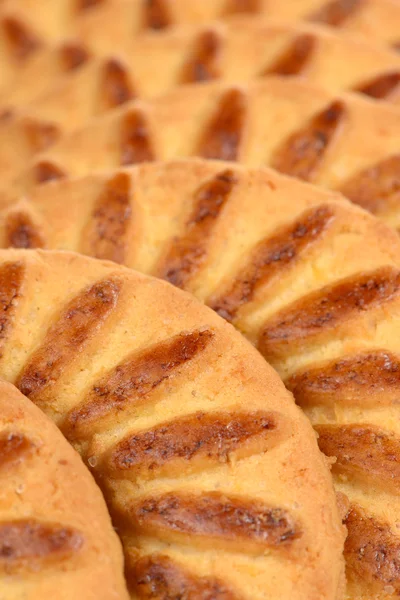 Süße Shortbread-Kekse aus nächster Nähe — Stockfoto