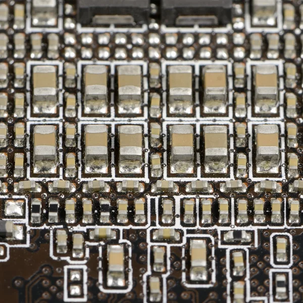 Electronic Circuit Macro — Stock Photo, Image