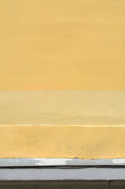 Arkaplan Olarak Sarı Beton Duvar