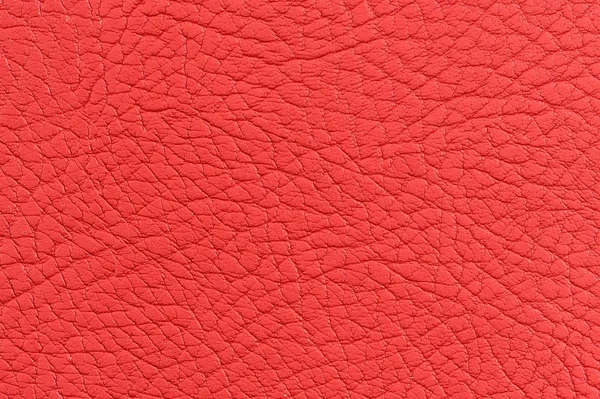 Red Leather Background Texture — Stock Photo, Image