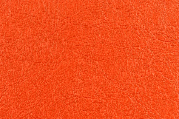 Textura de fondo de cuero naranja brillante — Foto de Stock