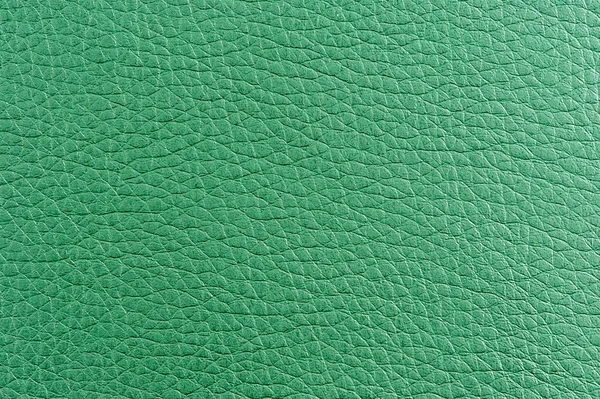 Textura de cuero artificial verde — Foto de Stock