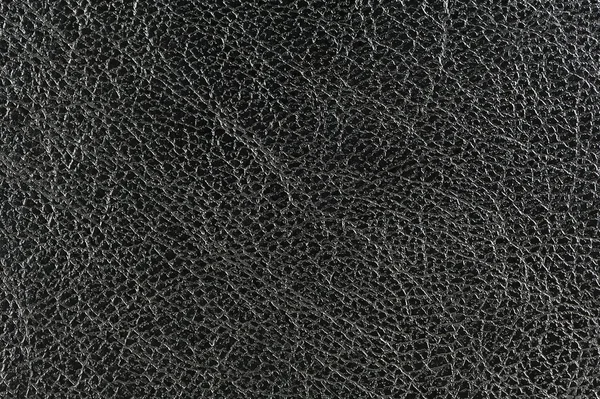 Texture de fond en cuir brillant noir — Photo