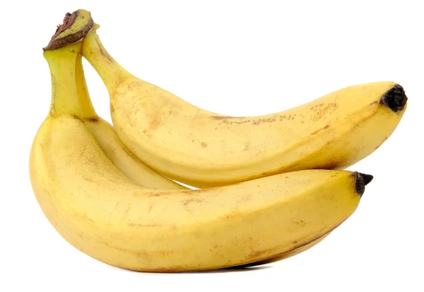 Банани ізольовані на білому тлі — стокове фото