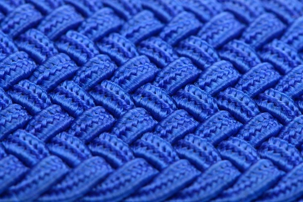 Синя тканина Interwoven Текстура — стокове фото