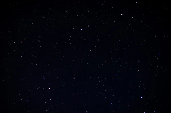 Cielo nocturno real con estrellas Imagen de stock