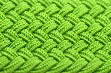 Yeşil örgü kumaş dokusu