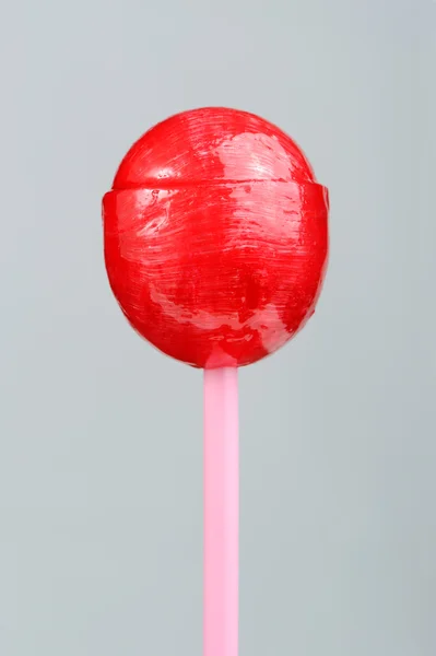 Lollipop rojo de cerca —  Fotos de Stock