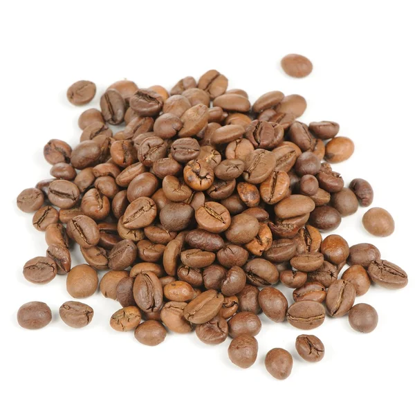 Coffee Beans Isolated on White Background — Stock Photo, Image