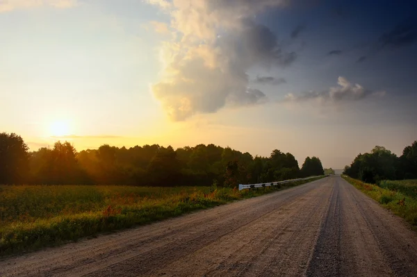 Empty Dirt Road in Countryside — Stock Photo, Image