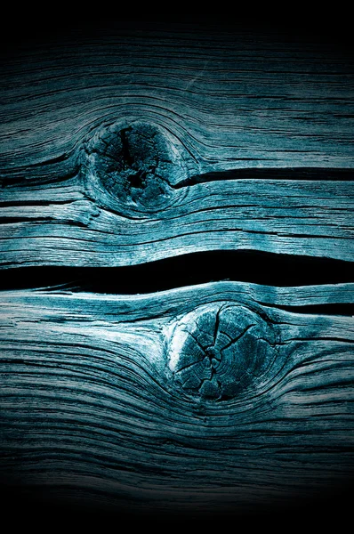 Legno scuro annodato Planks Close-Up — Foto Stock