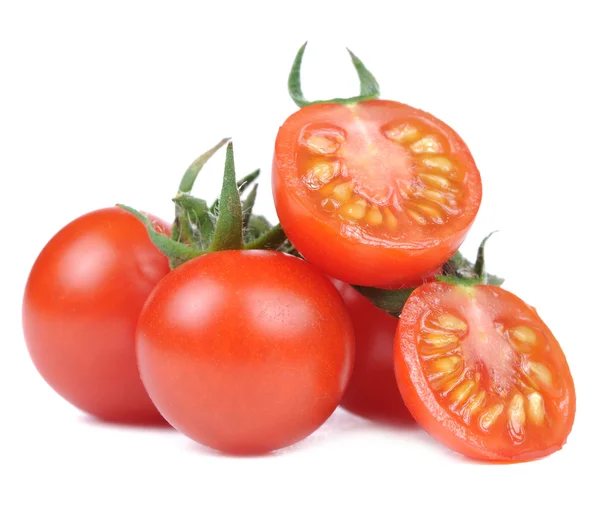 Red Tomatoes Isolated on White Background — Stock Photo, Image