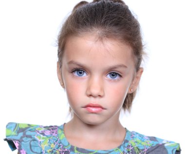 portre sevimli küçük kız portresi