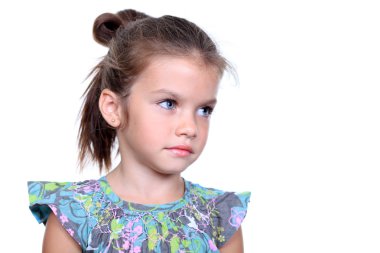 portre sevimli küçük kız portresi