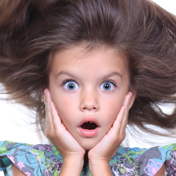 Retrato de uma menina incrível — Fotografia de Stock