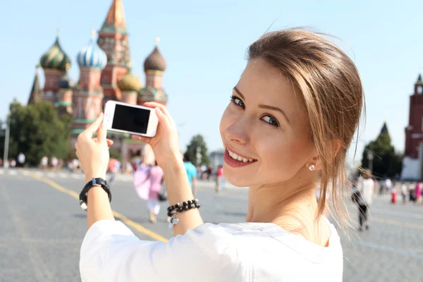 Atracciones de mujeres fotografiadas en Moscú —  Fotos de Stock