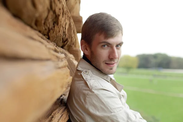 Portrait of young attractive man — Stock Photo, Image