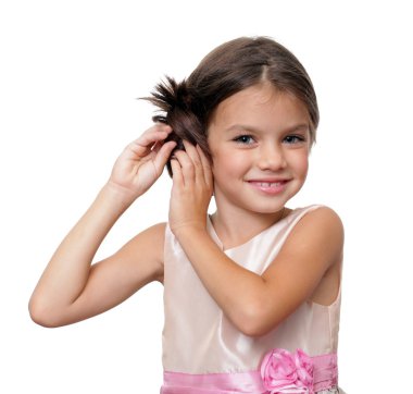 Elbiseli küçük kız