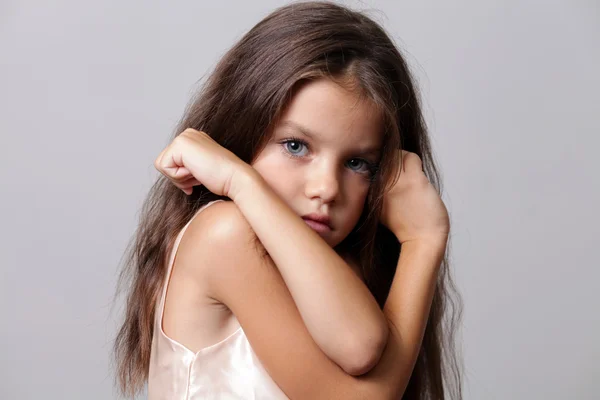 Mode kleines Mädchen — Stockfoto