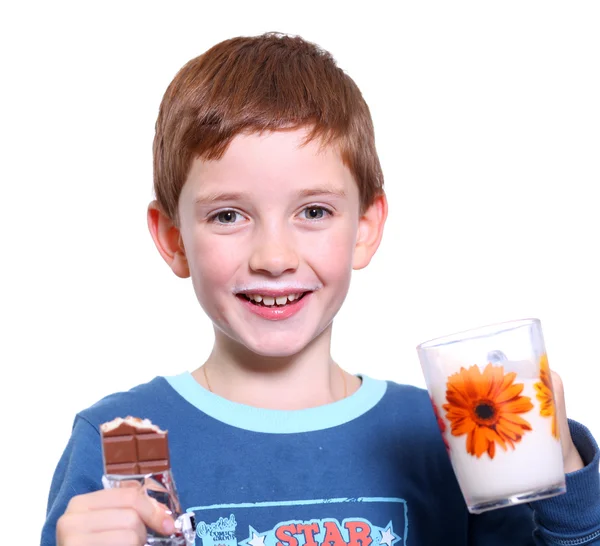 Closeup beautiful little boy — Stock Photo, Image