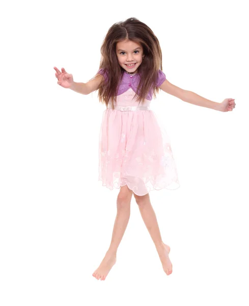 Mała dziewczynka w sukience — Zdjęcie stockowe