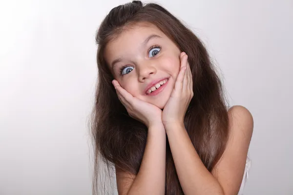 Retrato de una niña increíble — Foto de Stock