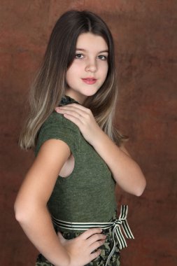 portre sevimli küçük kız portresi