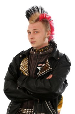 Moskova Sokağı punx. beyaz izole