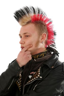 Moskova Sokağı punx. beyaz izole