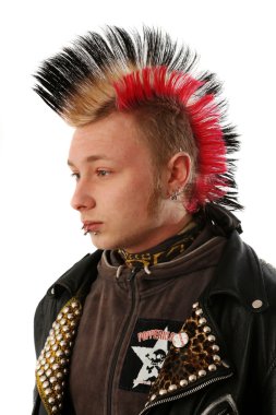 Moskova Sokağı punx. beyaz izole