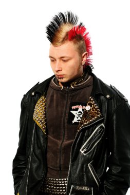 Moskova Sokağı punx. beyaz izole