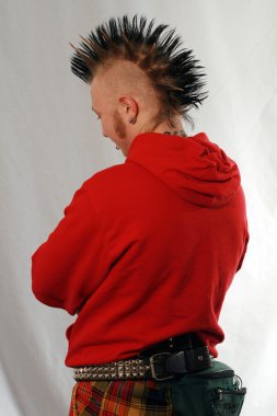 Moskova Sokağı punx. beyaz izole