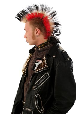 Moskova Sokağı punx. beyaz izole
