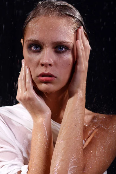 Sexual wet woman - a studio picture — Stock Photo, Image