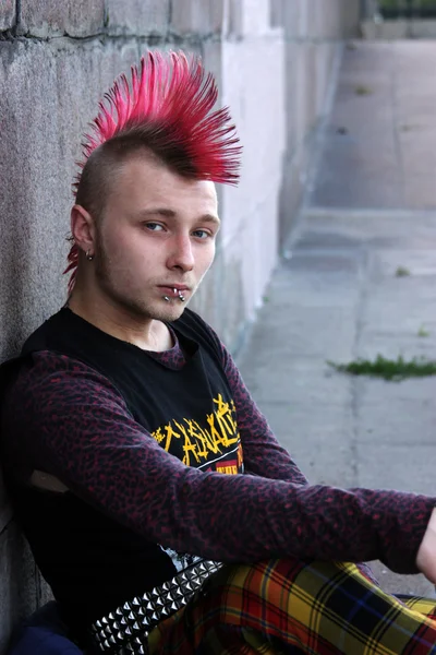 Moskva gatan punx — Stockfoto