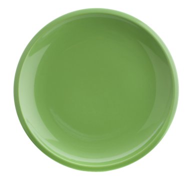 Green plate clipart