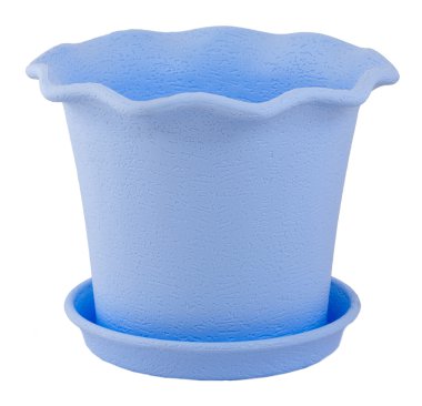 boş bir saksı çiçek.