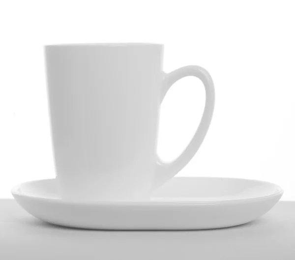 One white cup — Stock Photo, Image