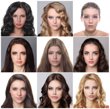 güzel bir kadın portresi sihir