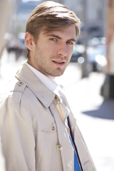 Portrait of young attractive man — Stock Photo, Image