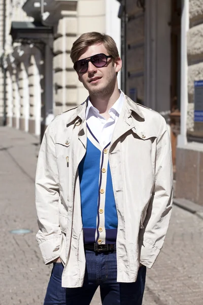 Portrait of young attractive man — Stock Photo, Image