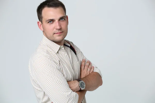 Closeup portrait of young man — Stock Photo, Image