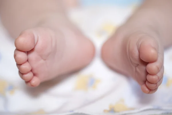 Piede ravvicinato del neonato — Foto Stock