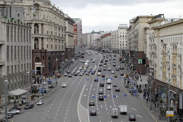 Rua Tverskaya — Fotografia de Stock