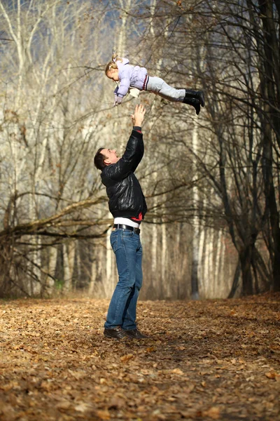 Father and little girl — Stock Photo, Image