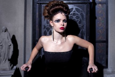 seksi kadın portresi Glamour